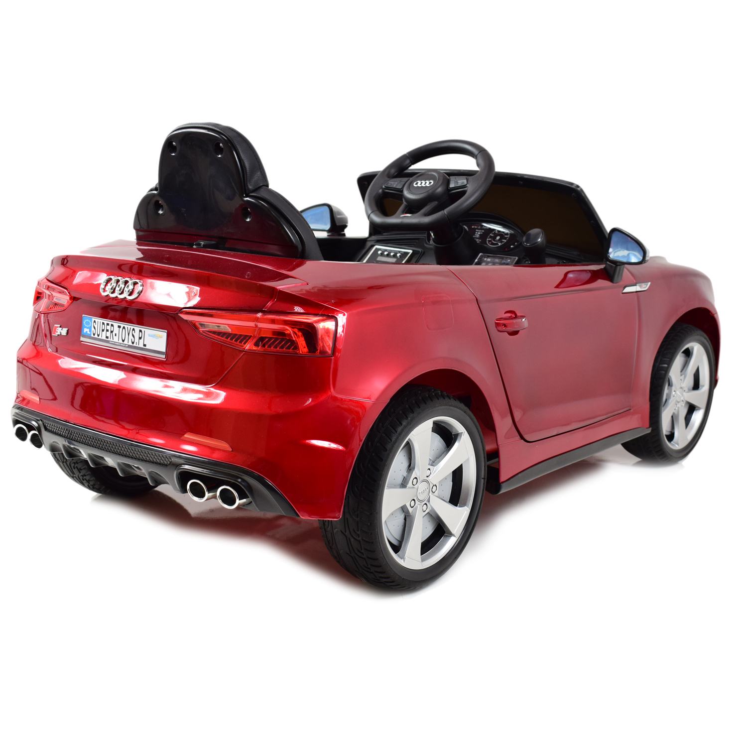 AUDI S5 LICENCJA, LAKIER, MIĘKKIE KOŁA EVA FULL OPCJA, JAKOŚĆ/HL258 - obrazek 5
