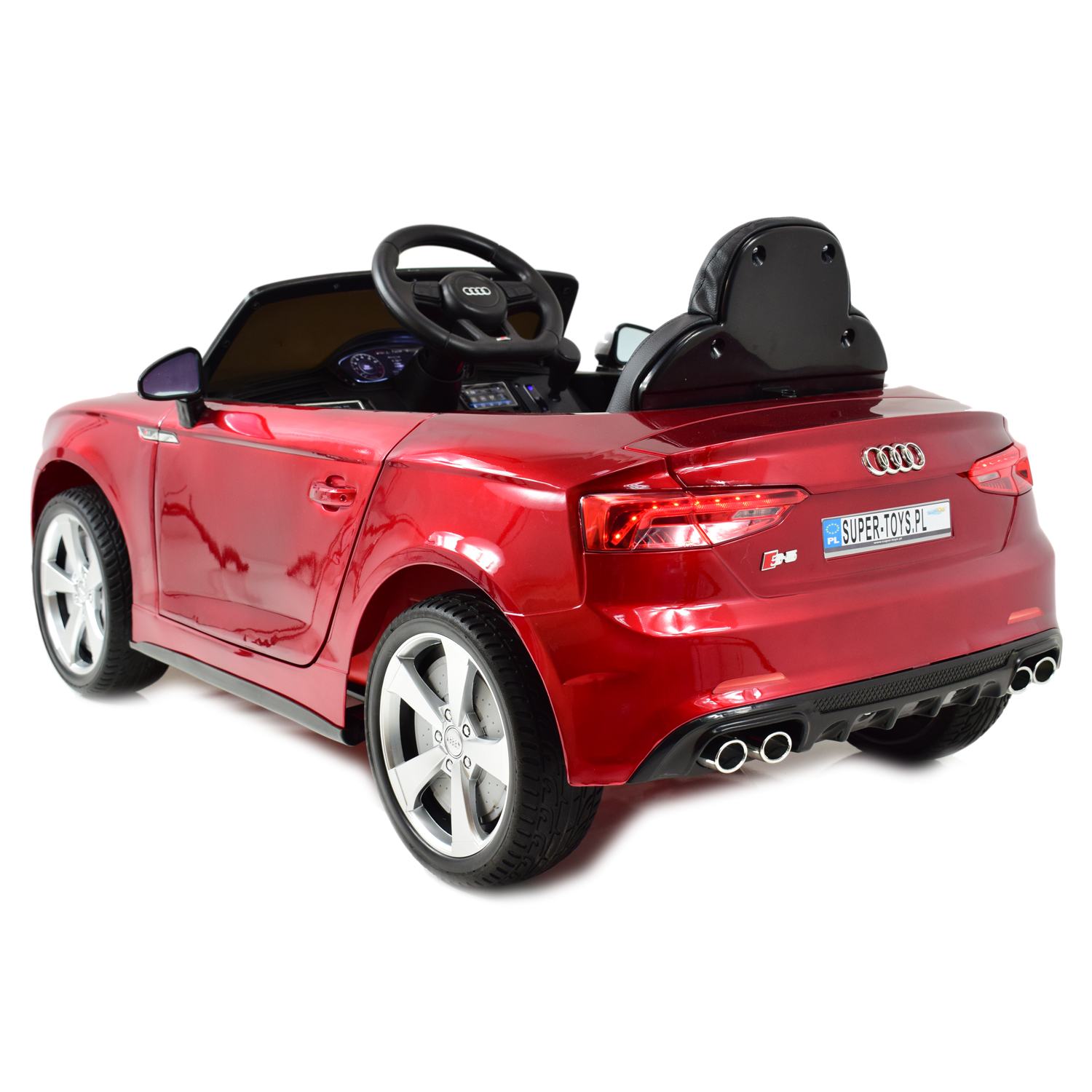 AUDI S5 LICENCJA, LAKIER, MIĘKKIE KOŁA EVA FULL OPCJA, JAKOŚĆ/HL258 - obrazek 7
