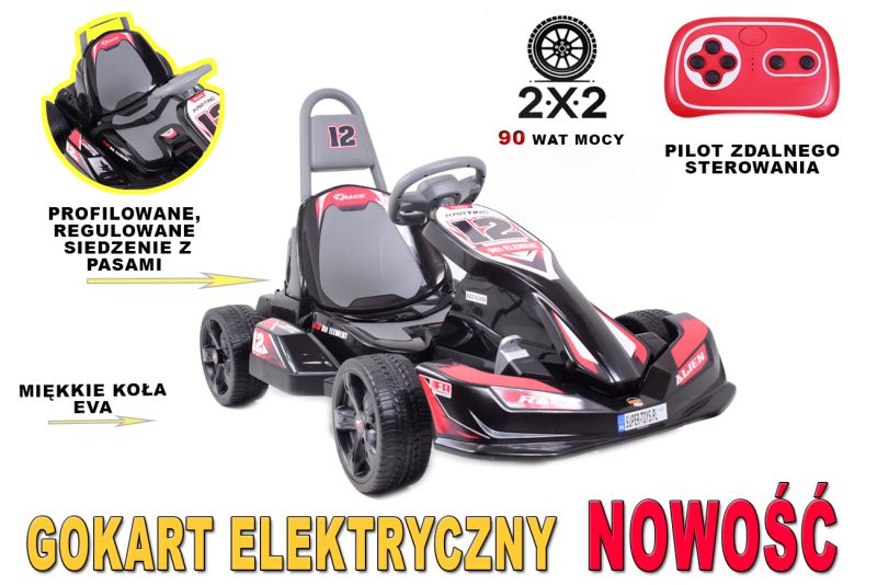 GOKART NA AKUMULATOR Z PILOTEM - "ELEMENT"/JE1299 - obrazek 3