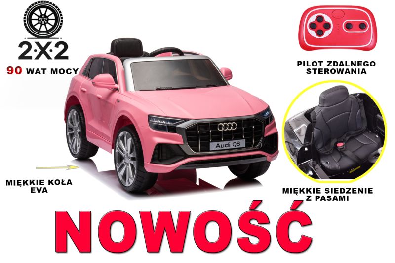 ORYGINALNE AUDI Q8 W NAJLEPSZEJ OPCJI, MIĘKKIE KOŁA, MIĘKKIE SIEDZENIE/JJ2066 - obrazek 8