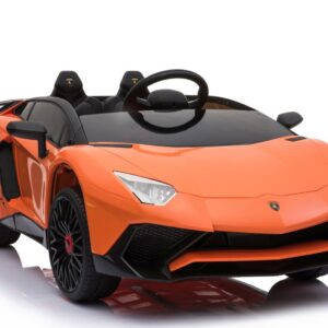 ORYGINALNE LAMBORGHINI AVENTADOR PEŁNA OPCJA, MIĘKKIE KOŁA, MIĘKKIE SIEDZENIE/BDM0913