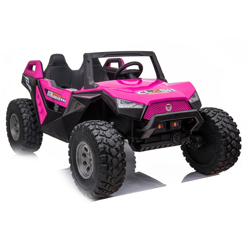 MEGA BUGGY CLASH DLA 2 DZIECI, 4 SILNIK - 800W, 24, MIĘKKIE PRZESUWANE SIEDZENIE, WALIZKA NA AKUMULATOR,/SX-1928 - obrazek 2