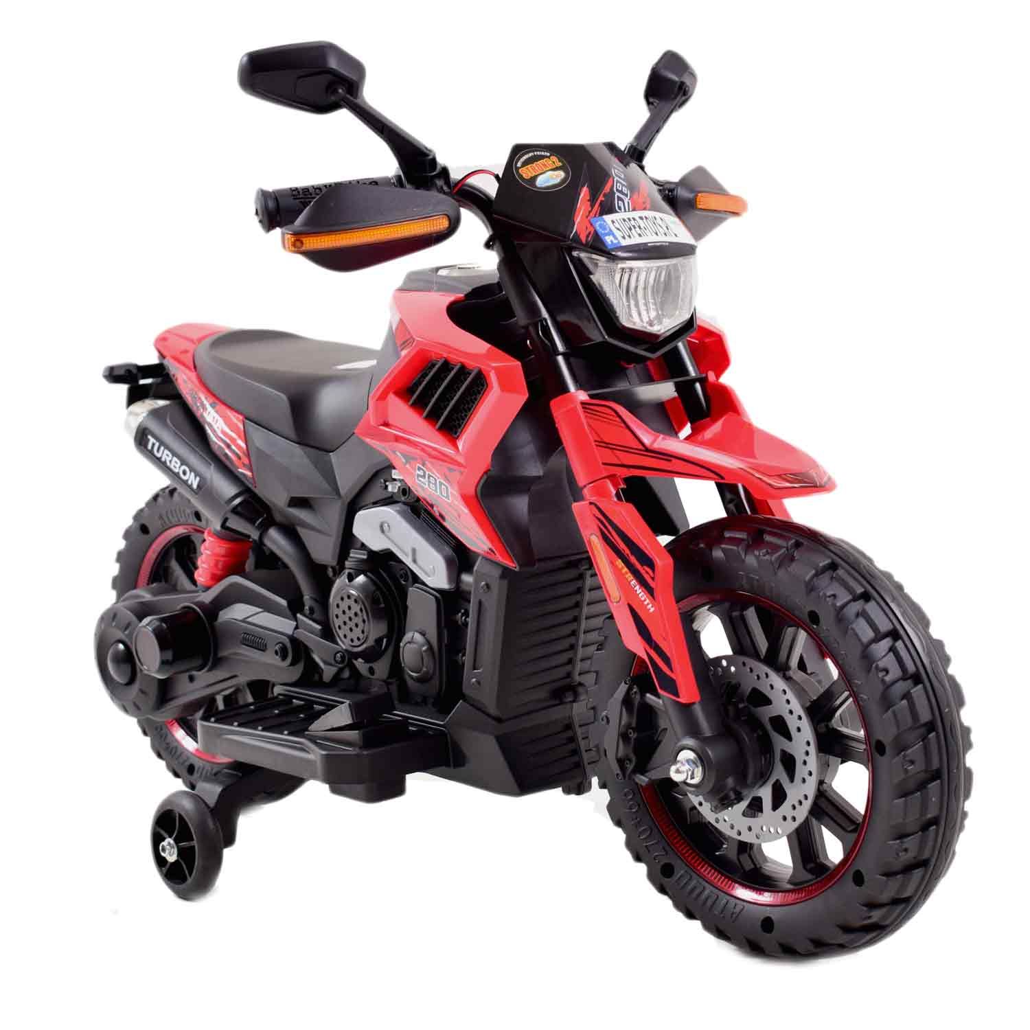 NAJNOWSZY PIERWSZY AKUMULATOROWY MOTOREK CROSSOWY TURBON, MIĘKKIE SIEDZENIE, GAZ W RĄCZCE, HAMULEC/DLS09-HAND - obrazek 9