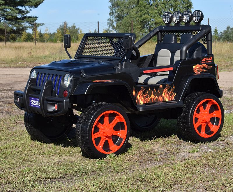 MEGA JEEP SUNSHINE, NAPĘD 4X4, 2X12V, WOLNY START/ MIĘKKIE KOŁA, BLUETOOTH, RADIO EXCLUSIVE/2388 - obrazek 9