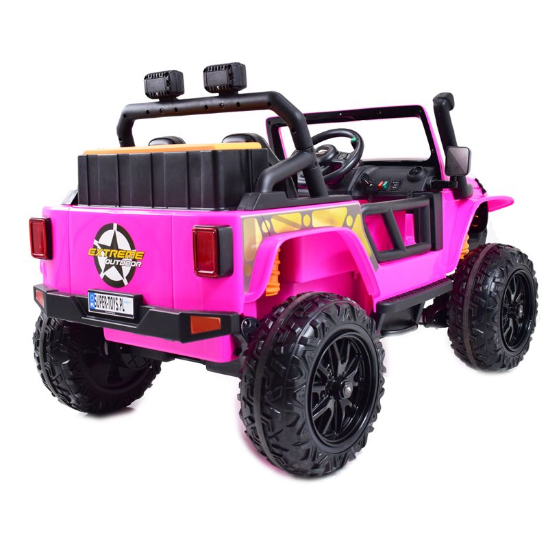 MEGA JEEP 4 SPEED DLA DZIECKA I DLA RODZICA 4x4, DO 100 kg - STEROWANIE TELEFONEM, WALIZKA - HIT/XB1118 - obrazek 9