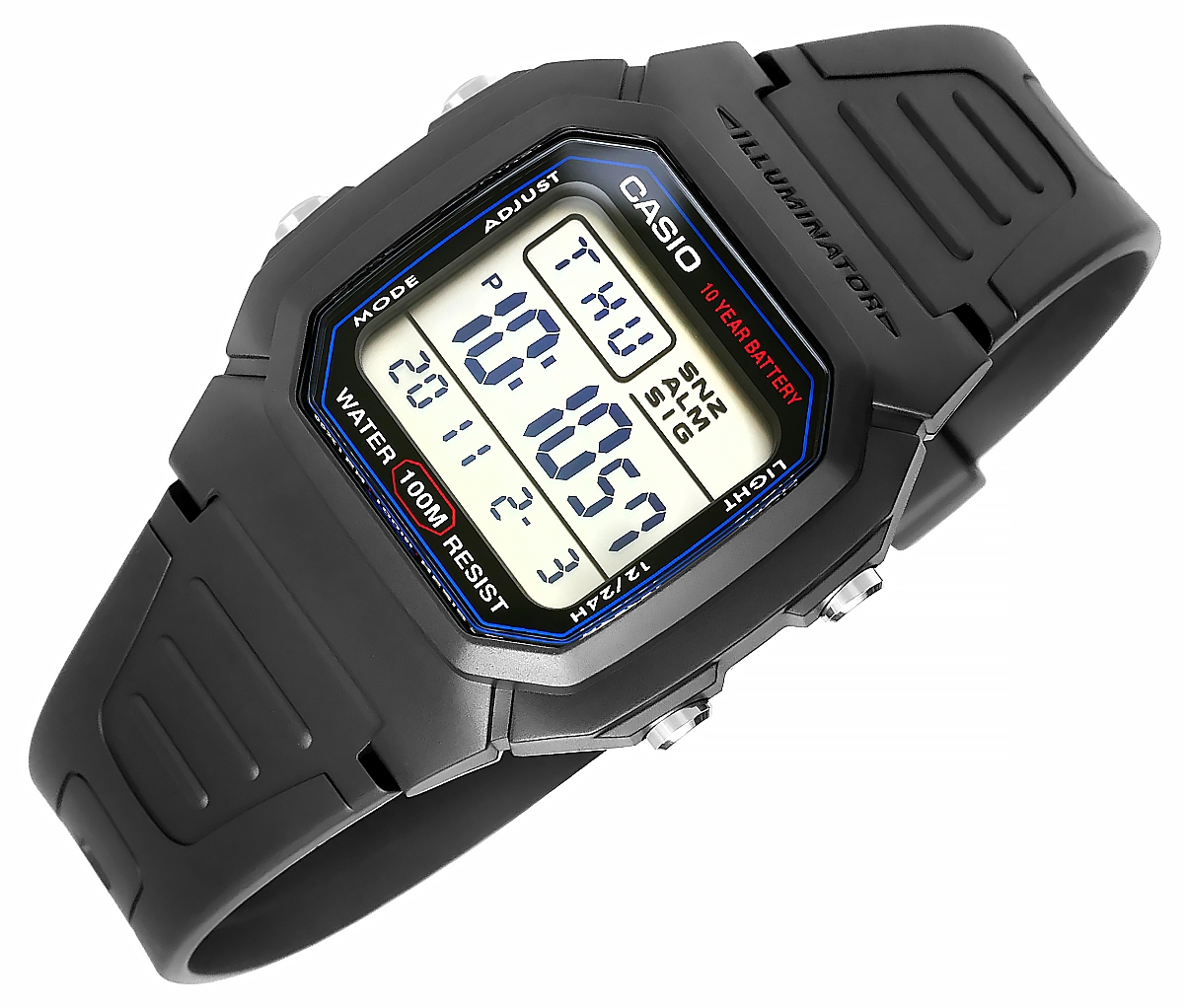 Zegarek Męski CASIO W-800H-1AVES + BOX - obrazek 4