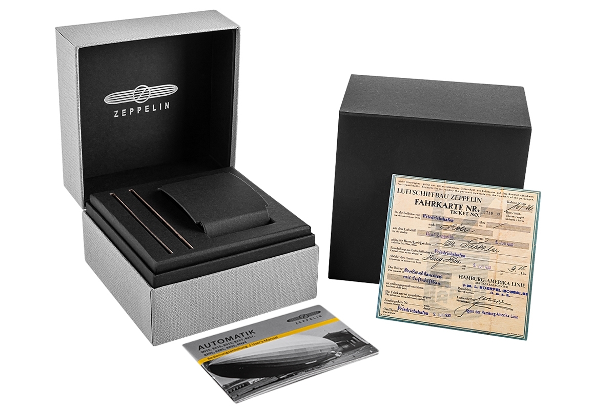 Zegarek Męski ZEPPELIN Automatic LZ 127 7656-5 + BOX - obrazek 8