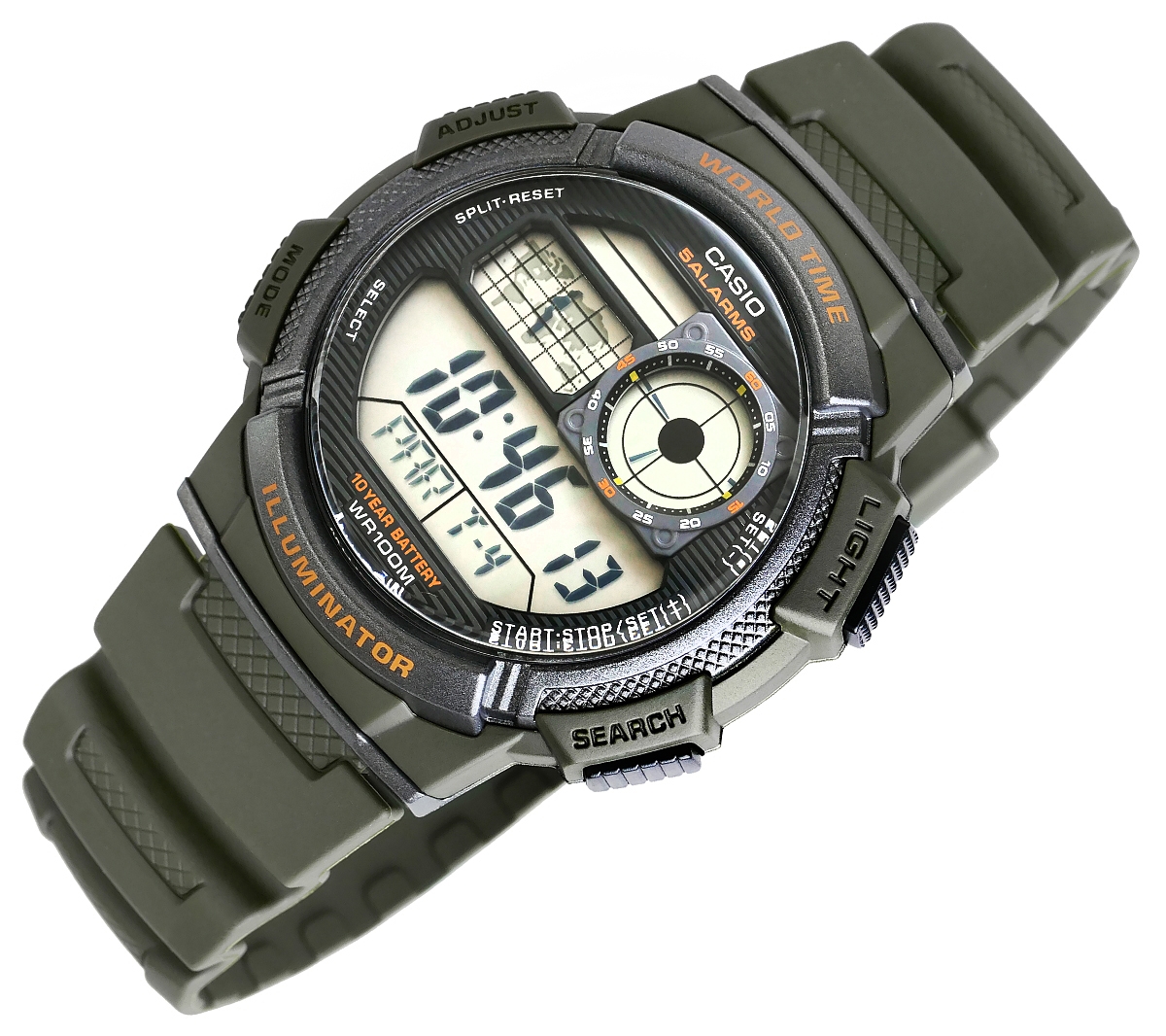 Zegarek Męski CASIO AE-1000W-3AVDF + BOX - obrazek 3