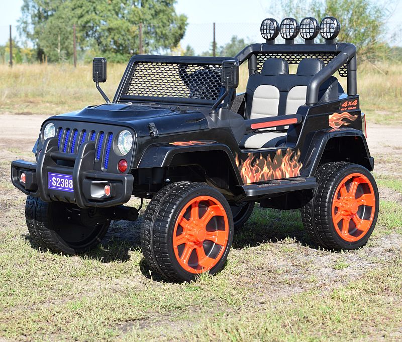 MEGA JEEP SUNSHINE, NAPĘD 4X4, 2X12V, WOLNY START/ MIĘKKIE KOŁA, BLUETOOTH, RADIO EXCLUSIVE/2388 - obrazek 10