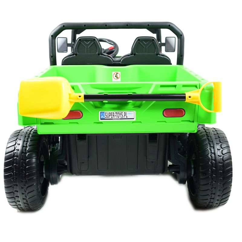 BUGGY 6 KOŁOWY DLA 2 DZIECI, ELEKTRYCZNA WYWROTKA, MIĘKKIE KOŁA, MIĘKKIE SIEDZENIE, 400 WAT/XMX623B - obrazek 9