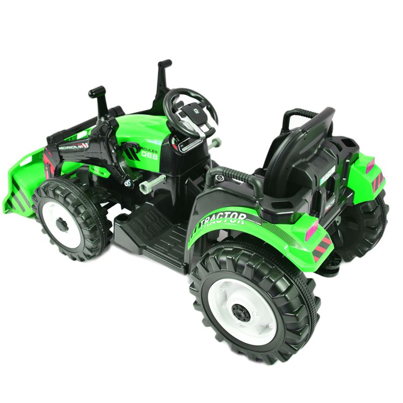 OLBRZYMI TRAKTOR NA AKUMULATOR Z PRZYCZEPĄ 24 V, 400W, PILOT/JS-3158B-24V - obrazek 2