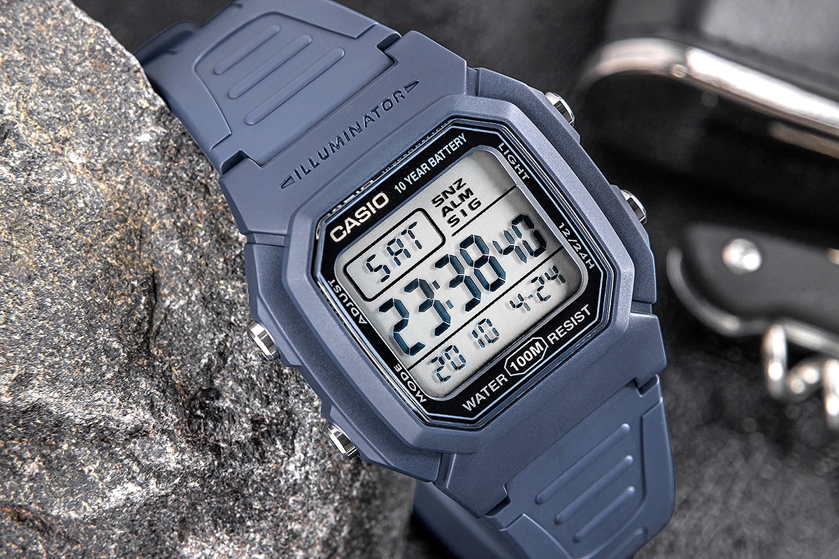 Zegarek Męski CASIO W-800H-2AVDF + BOX - obrazek 4