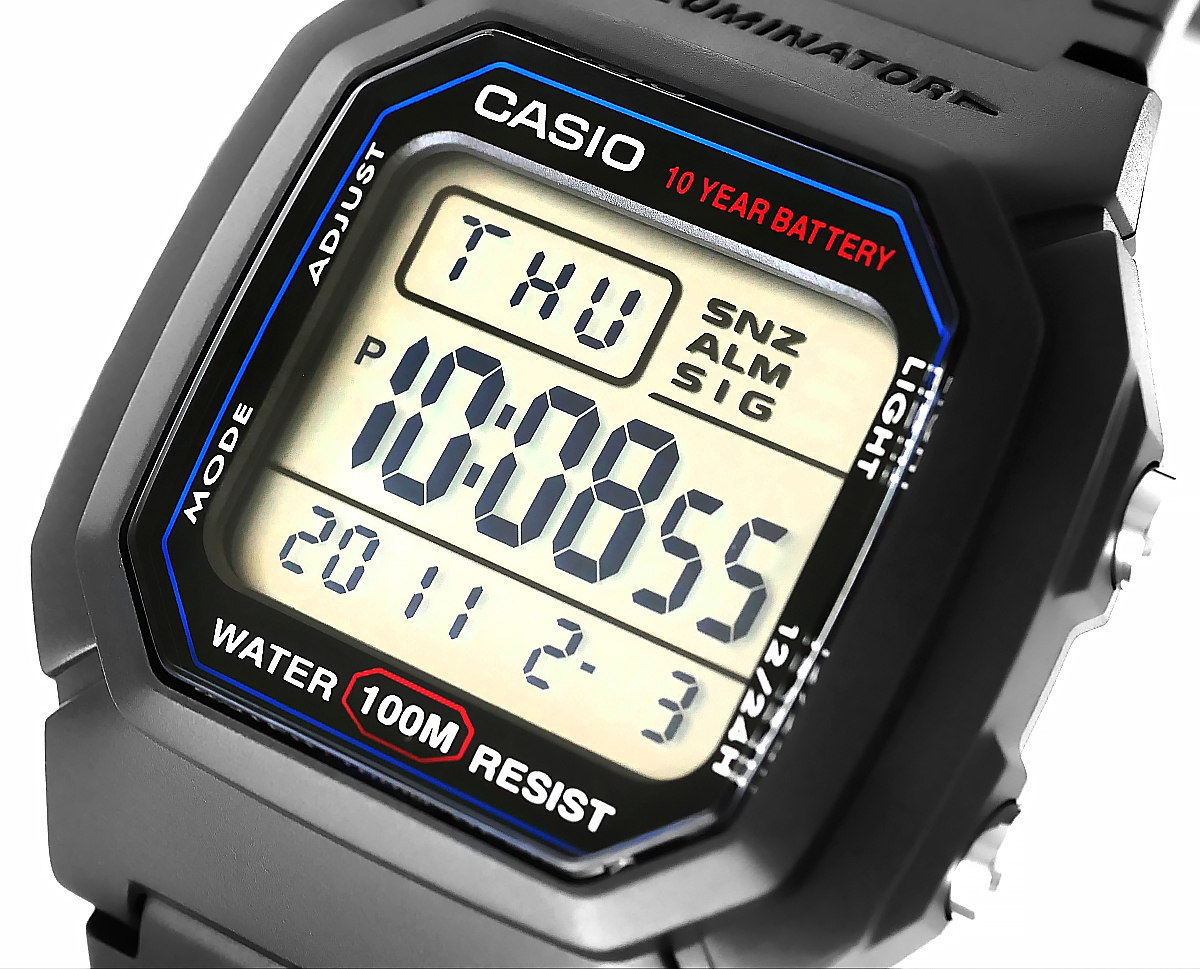 Zegarek Męski CASIO W-800H-1AVES + BOX - obrazek 5