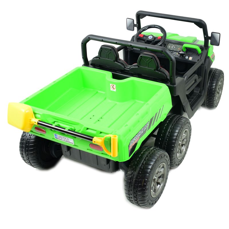 BUGGY 6 KOŁOWY DLA 2 DZIECI, ELEKTRYCZNA WYWROTKA, MIĘKKIE KOŁA, MIĘKKIE SIEDZENIE, 400 WAT/XMX623B - obrazek 10