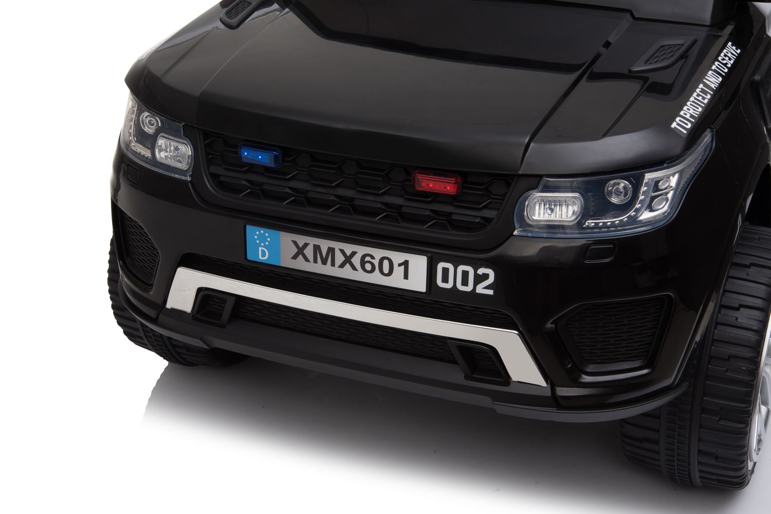 JEEP POLICJA 4X4, 2x12V Z AMORTYZATORAMI, PILOT, REDUKTOR/ XMX-601 - obrazek 8