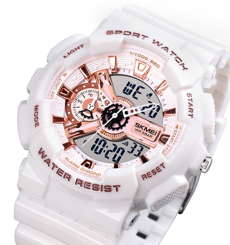 Zegarek Damski Skmei 1688WT+ BOX - obrazek 6