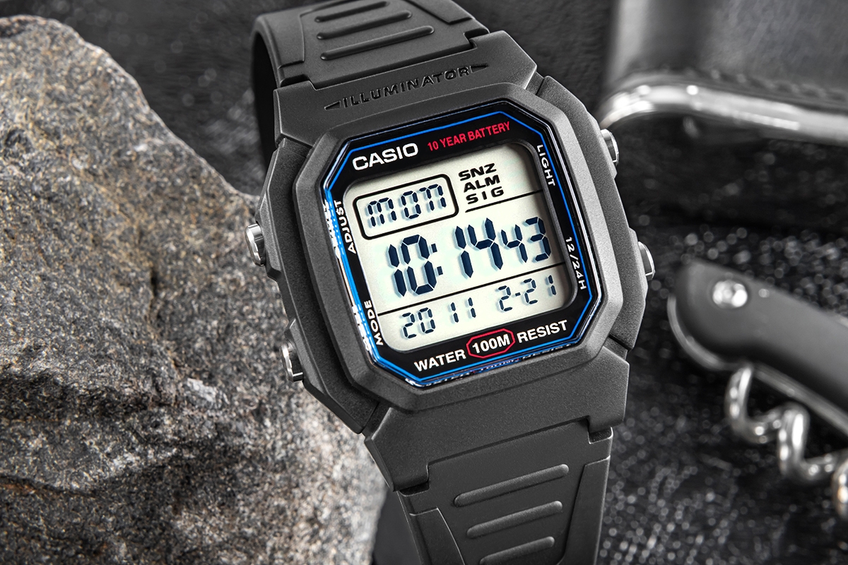 Zegarek Męski CASIO W-800H-1AVES + BOX - obrazek 6