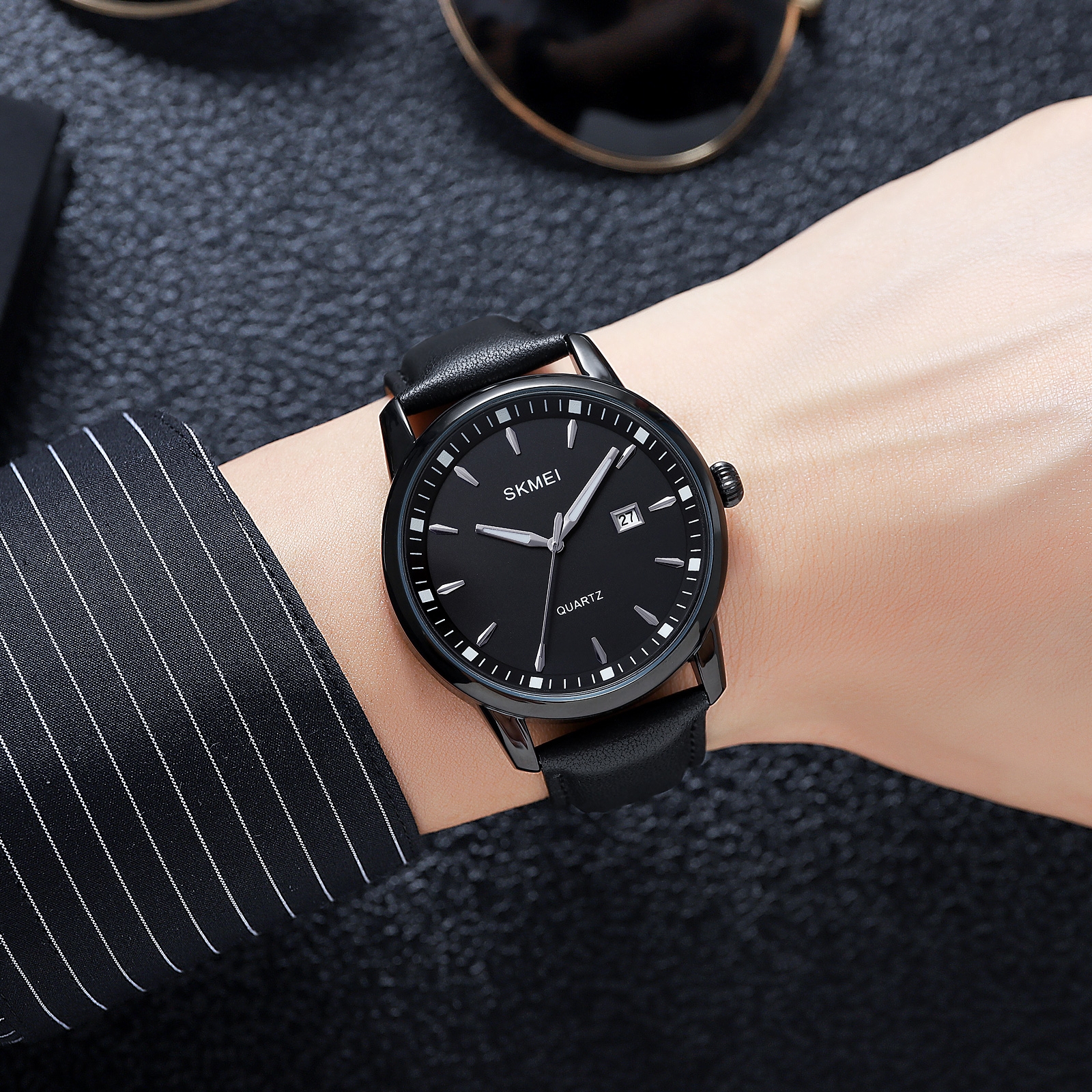Zegarek Męski Skmei 2121BK + BOX - obrazek 4