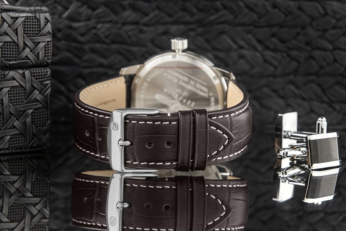 Zegarek Męski ZEPPELIN LZ127 Graf Zeppelin GMT 7642-5 + BOX - obrazek 13