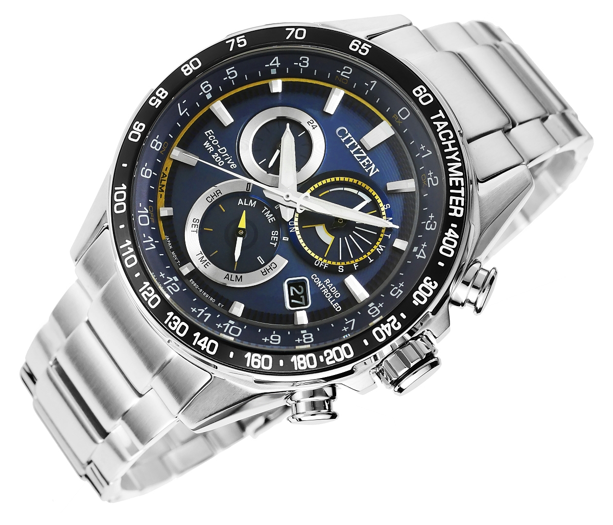 Zegarek Męski CITIZEN Eco-Drive Radio-Controlled CB5914-89L + BOX - obrazek 3