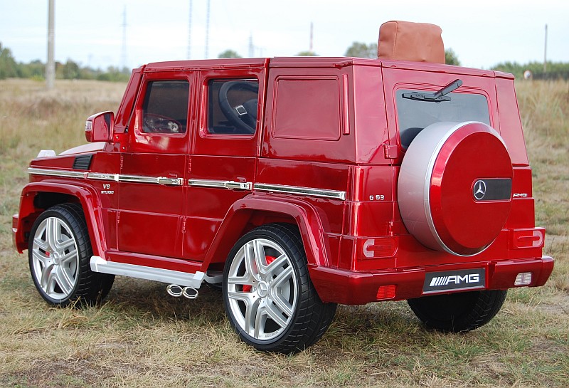 MERCEDES G63 AMG DWA SILNIKI, OTWIERA DRZWI MOCNY, MIĘKKIE KOŁA/HL168 - obrazek 10