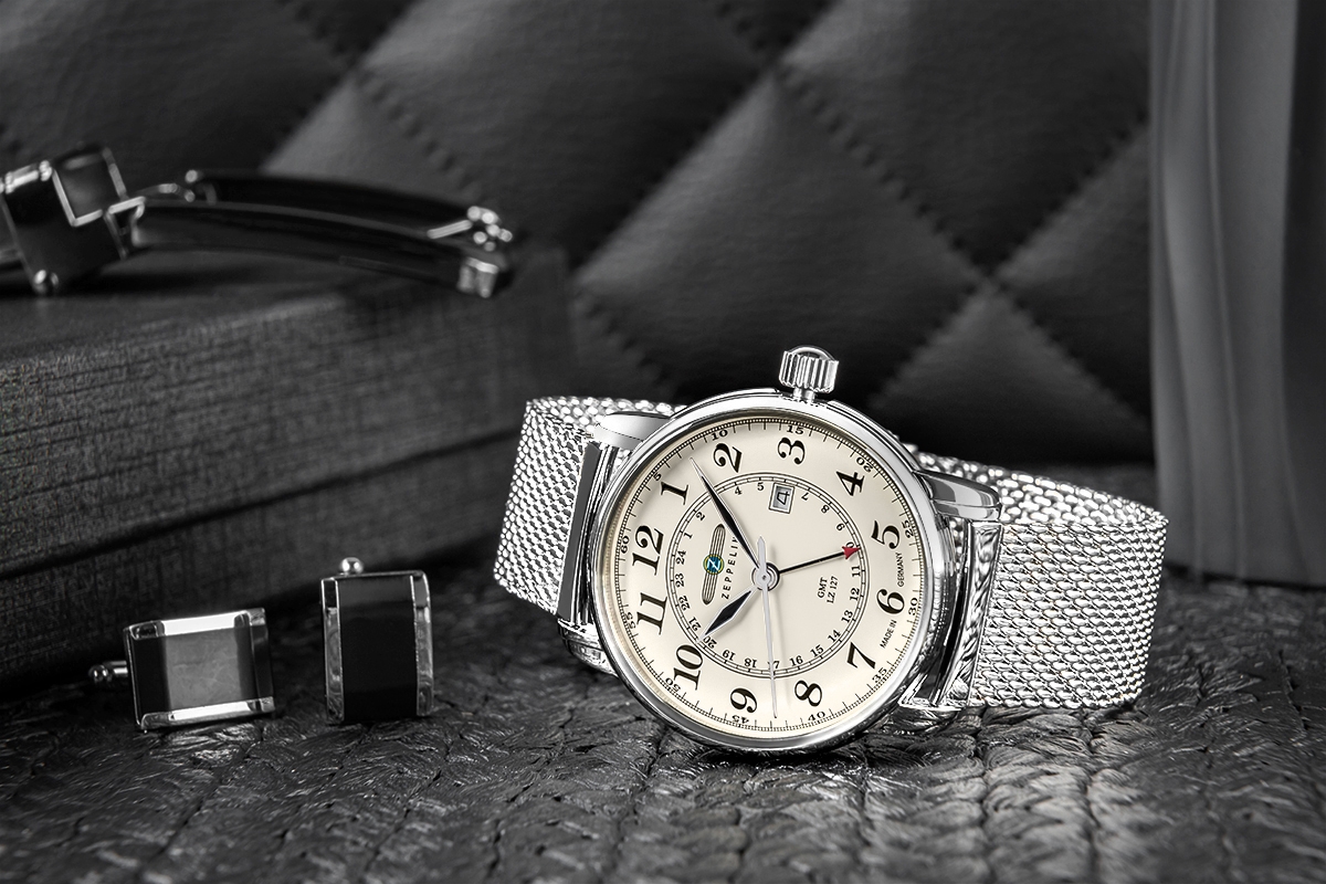 Zegarek Męski ZEPPELIN LZ127 Graf Zeppelin GMT 7642M-5 + BOX - obrazek 5