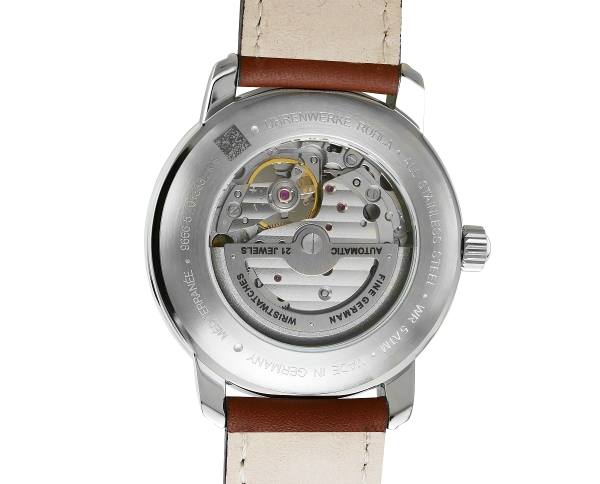 Zegarek Męski ZEPPELIN Mediterranee Open Heart Automatic 9666-5 + BOX - obrazek 4