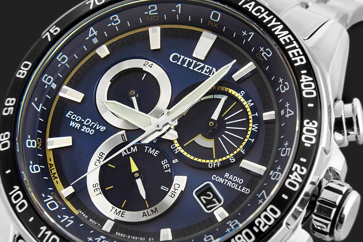 Zegarek Męski CITIZEN Eco-Drive Radio-Controlled CB5914-89L + BOX - obrazek 4