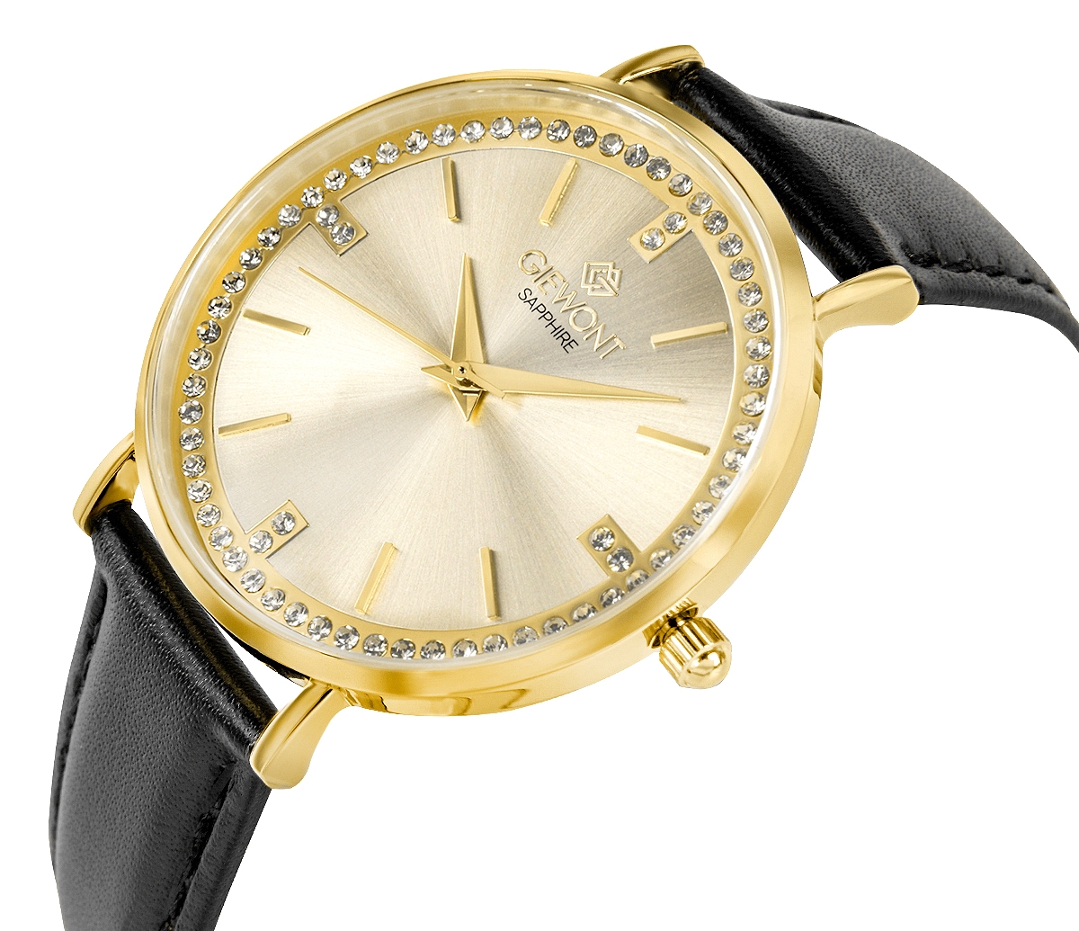 Zegarek Damski Giewont Sapphire Złoty GW5390-A2 - obrazek 2