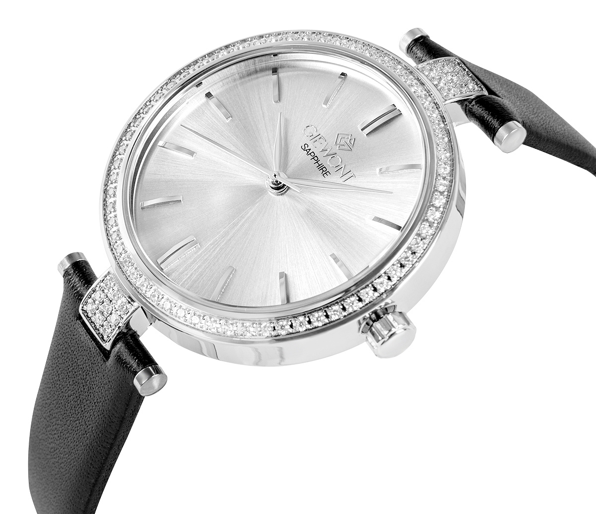 Zegarek Damski Giewont Sapphire Srebrny GW9890-A1 - obrazek 2