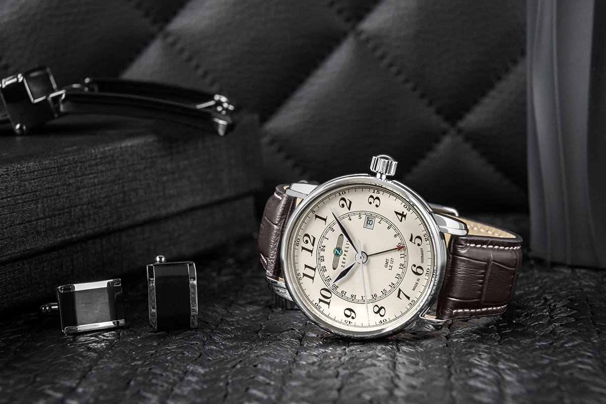 Zegarek Męski ZEPPELIN LZ127 Graf Zeppelin GMT 7642-5 + BOX - obrazek 12
