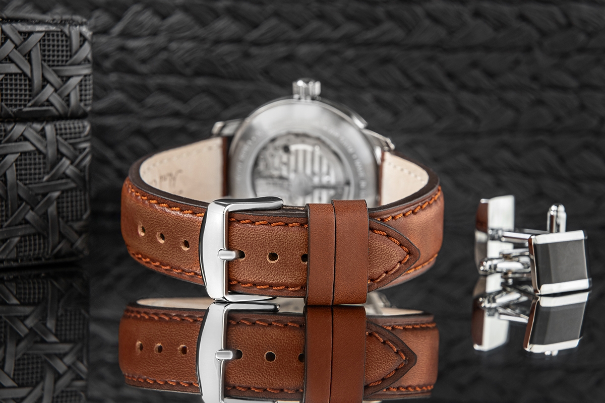 Zegarek Męski ZEPPELIN Mediterranee Open Heart Automatic 9666-5 + BOX - obrazek 7