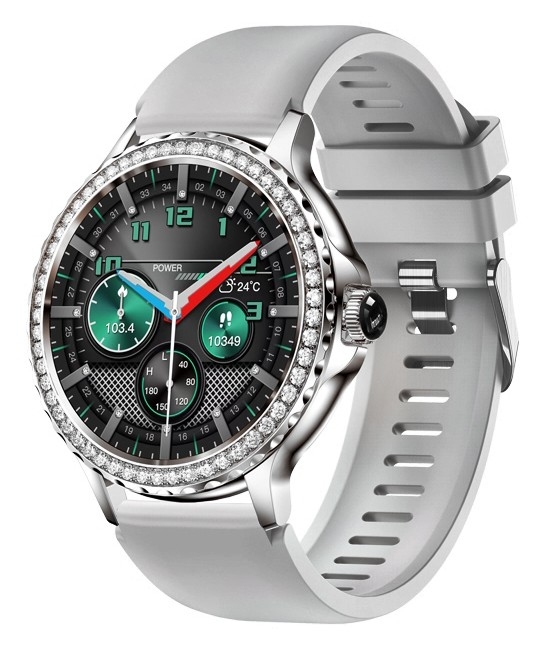 Smartwatch Damski Rubicon RNCF19-1 Silver Bransoleta + Pasek - obrazek 4