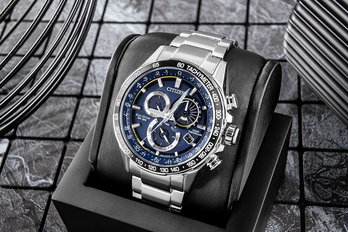 Zegarek Męski CITIZEN Eco-Drive Radio-Controlled CB5914-89L + BOX - obrazek 5