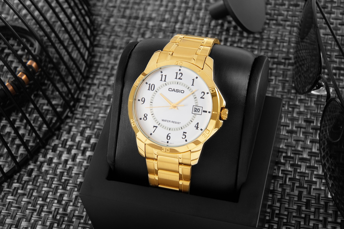 Zegarek Męski CASIO MTP-V004G-7BUDF + BOX - obrazek 5