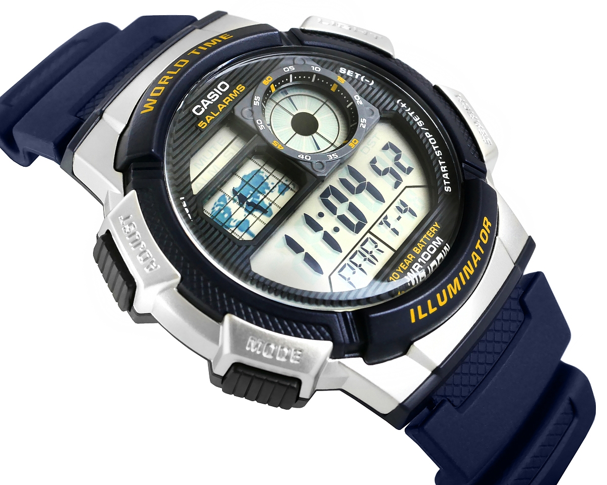 Zegarek Męski CASIO AE-1000W-2AVDF + BOX - obrazek 2