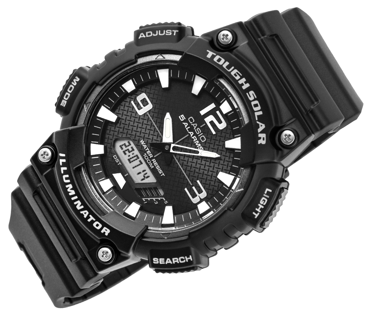 Zegarek Męski CASIO SOLAR AQ-S810W-1AVEF + BOX - obrazek 2