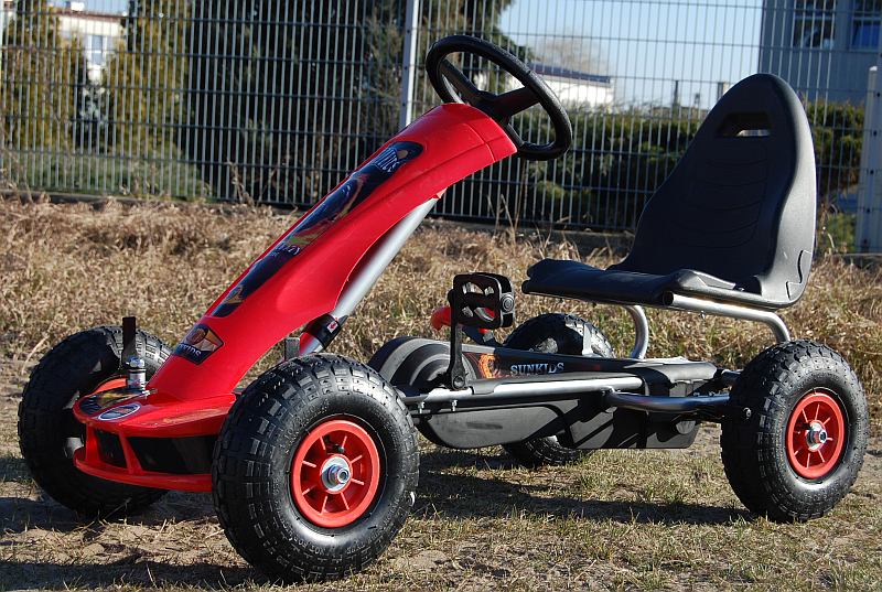 WIELKI GOKART NA PEDAŁY FORMUŁA, POMP KOŁA/F-618 - obrazek 5