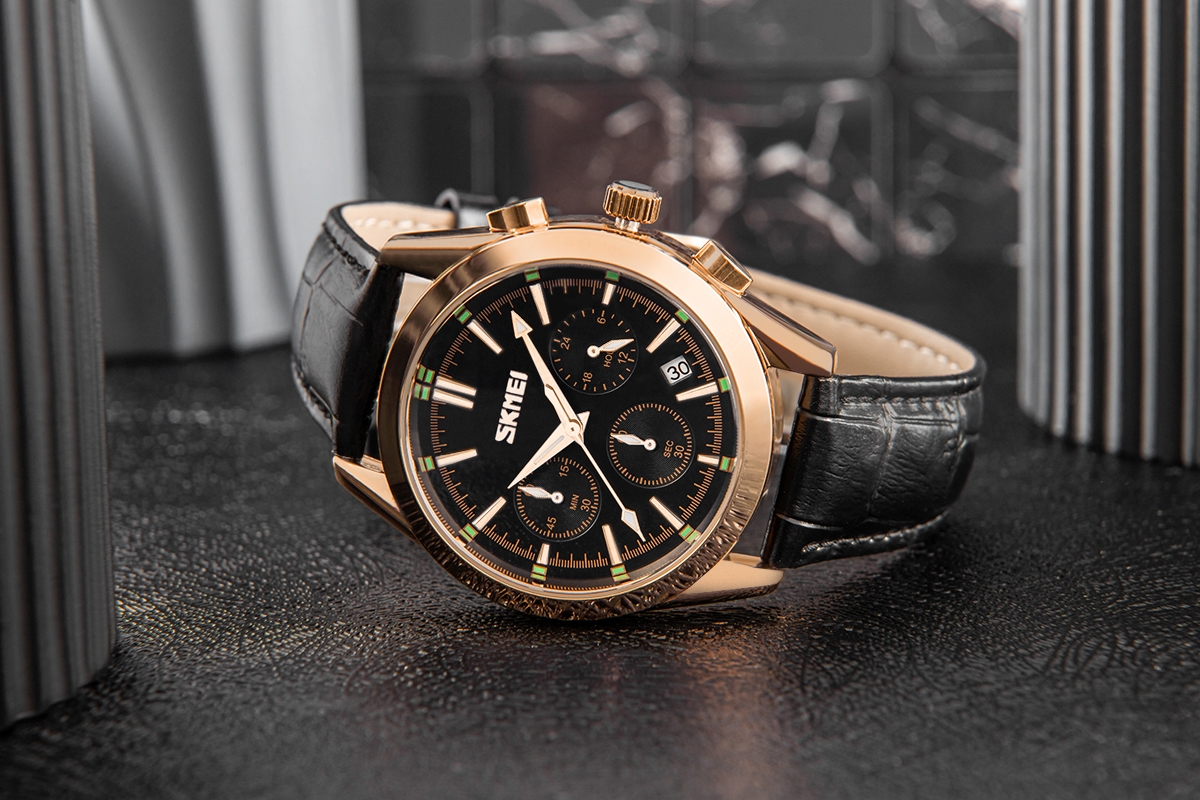Zegarek Męski Skmei 9127BK + BOX - obrazek 6