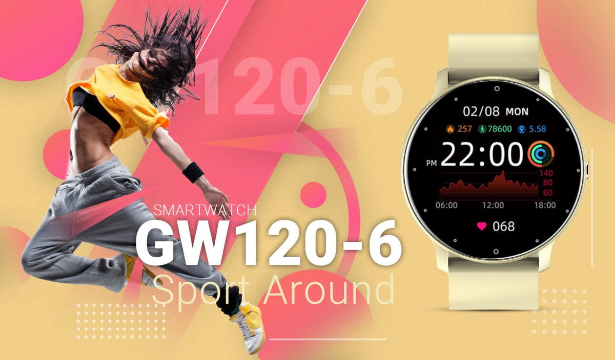 Smartwatch GIEWONT Ecru GW120-6 - obrazek 3