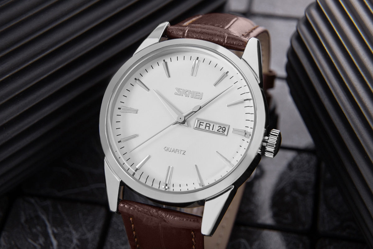 Zegarek Męski Skmei 9073SIWTB + BOX - obrazek 5