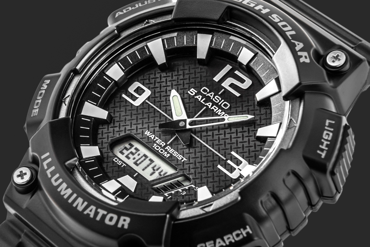 Zegarek Męski CASIO SOLAR AQ-S810W-1AVEF + BOX - obrazek 4
