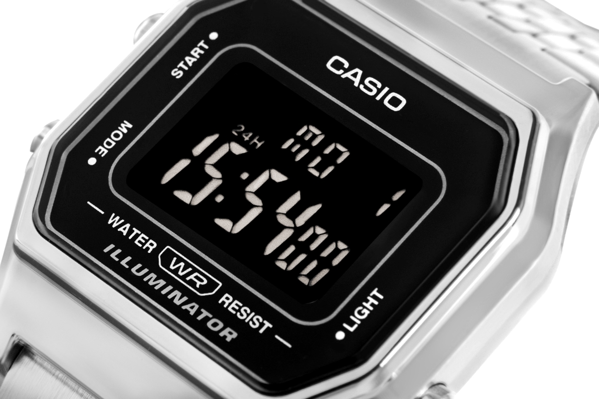 Zegarek Damski CASIO Vintage LA680WA-1BDF + BOX - obrazek 4