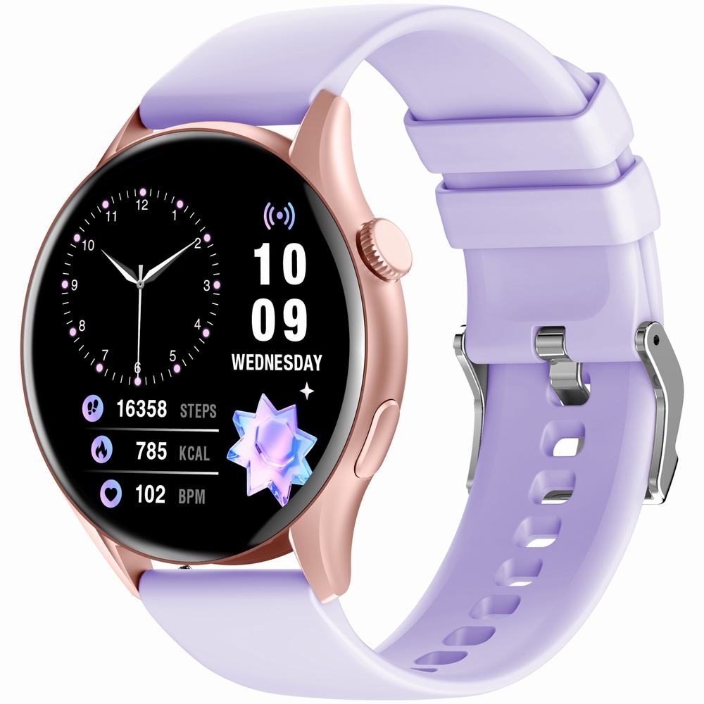 Smartwatch Gravity Różowe Złoto Pasek + Bransoleta GT11-7 - obrazek 5