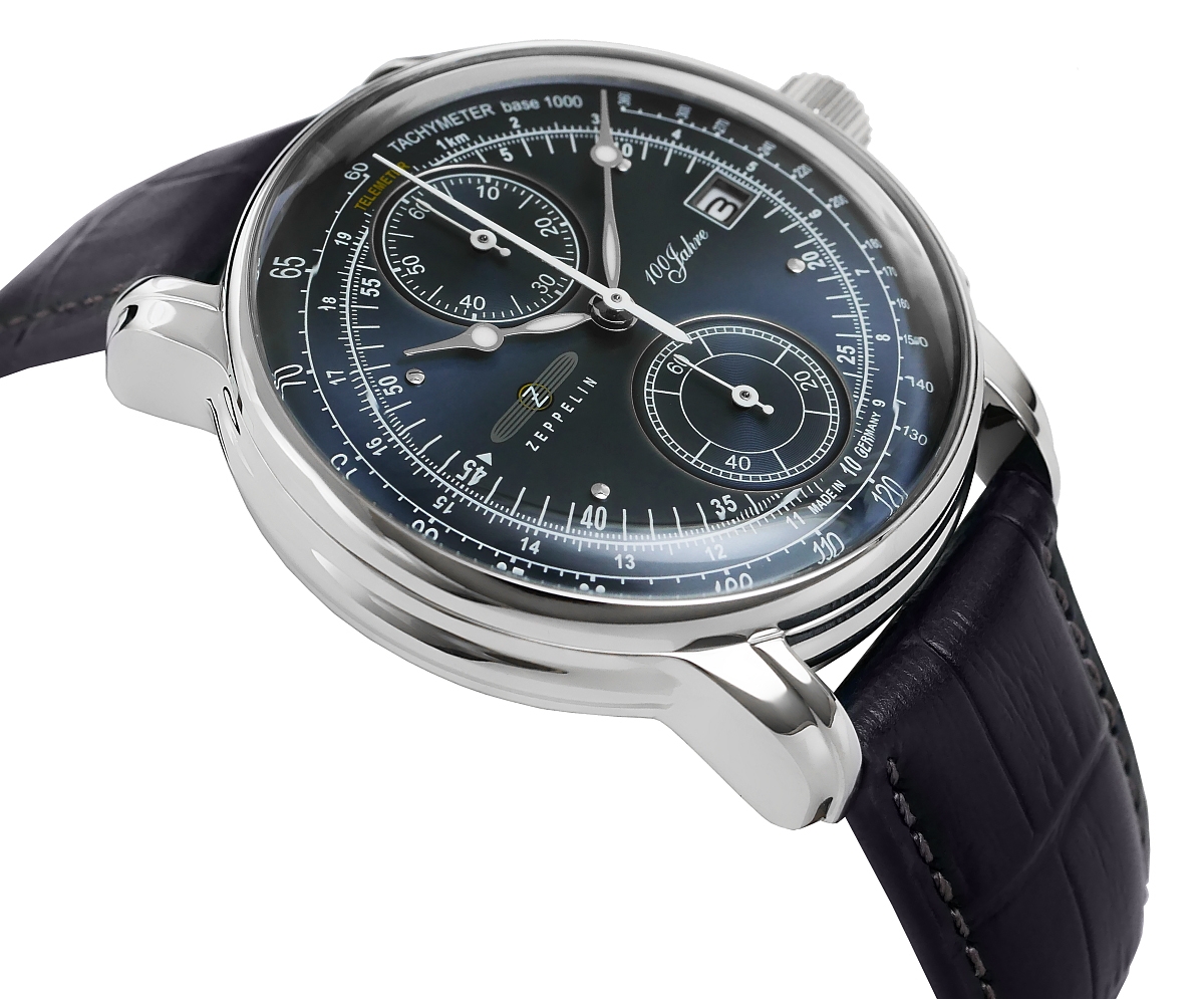 Zegarek Męski ZEPPELIN 100 Yahre Chronograph 8670-3 + BOX - obrazek 2