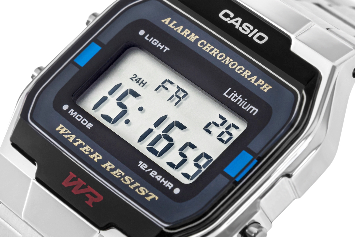 Zegarek CASIO A163WA-1QES Unisex + BOX - obrazek 4