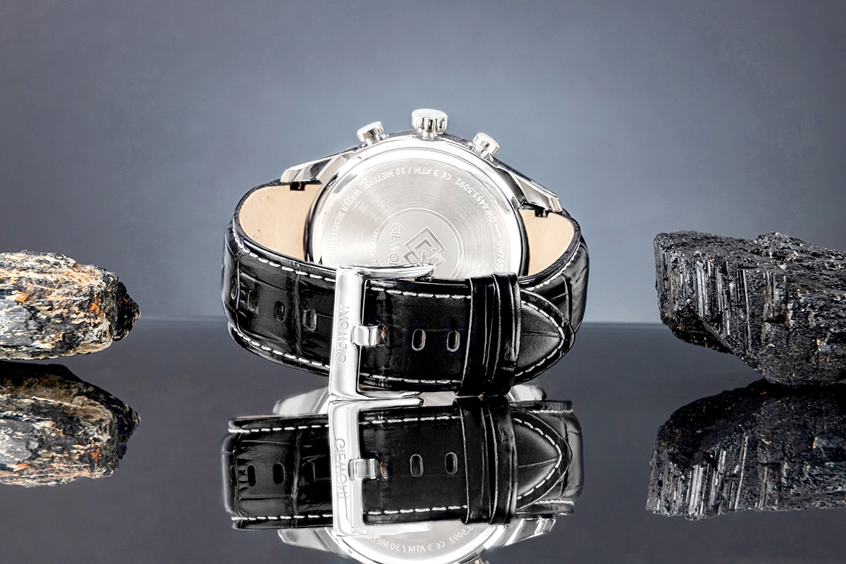 Zegarek Męski Giewont Chronograph Sapphire Srebrno Niebieski GW7650-A3 - obrazek 7