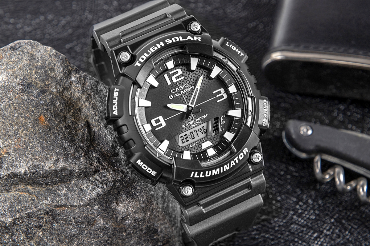 Zegarek Męski CASIO SOLAR AQ-S810W-1AVEF + BOX - obrazek 5