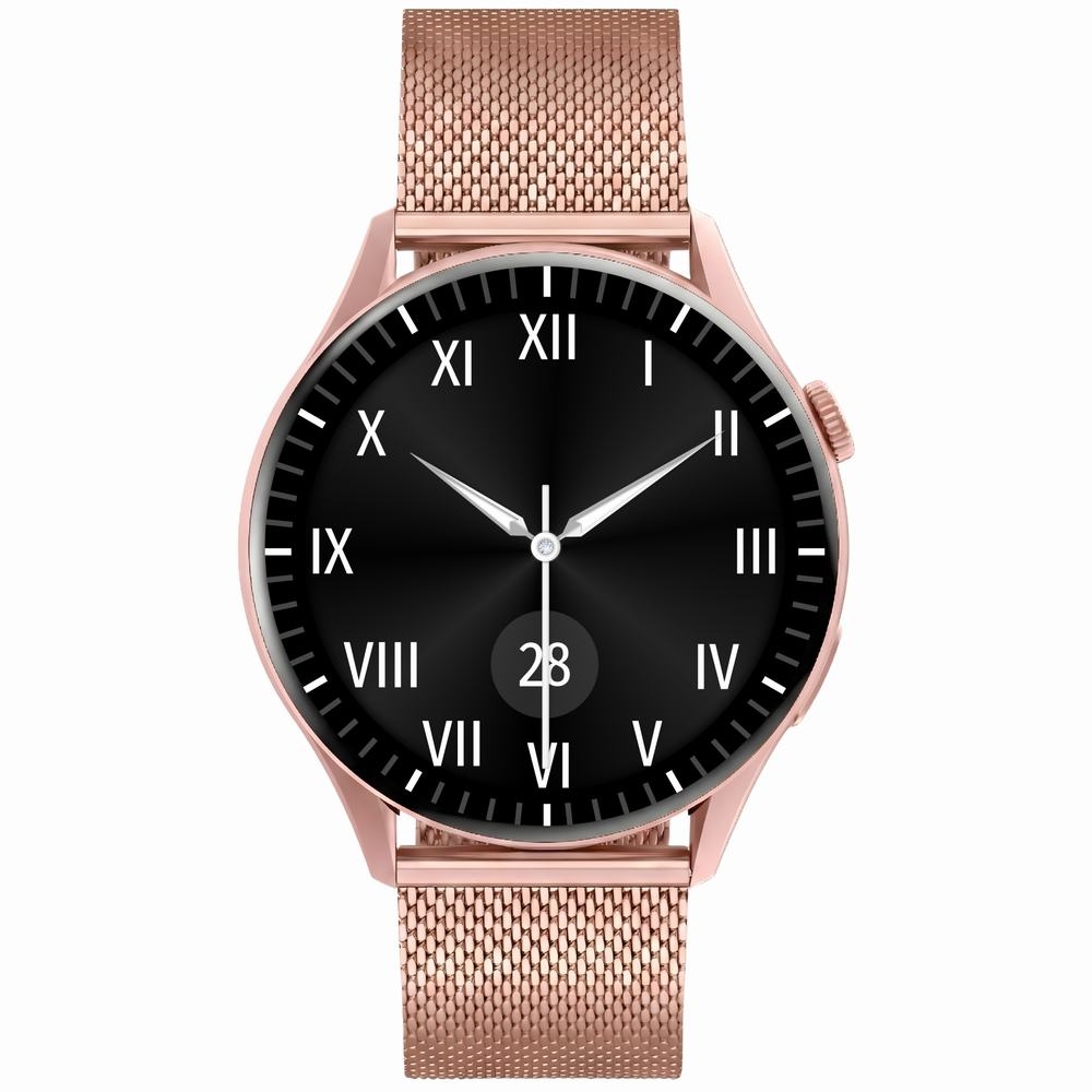 Smartwatch Gravity Różowe Złoto Pasek + Bransoleta GT11-8 - obrazek 6