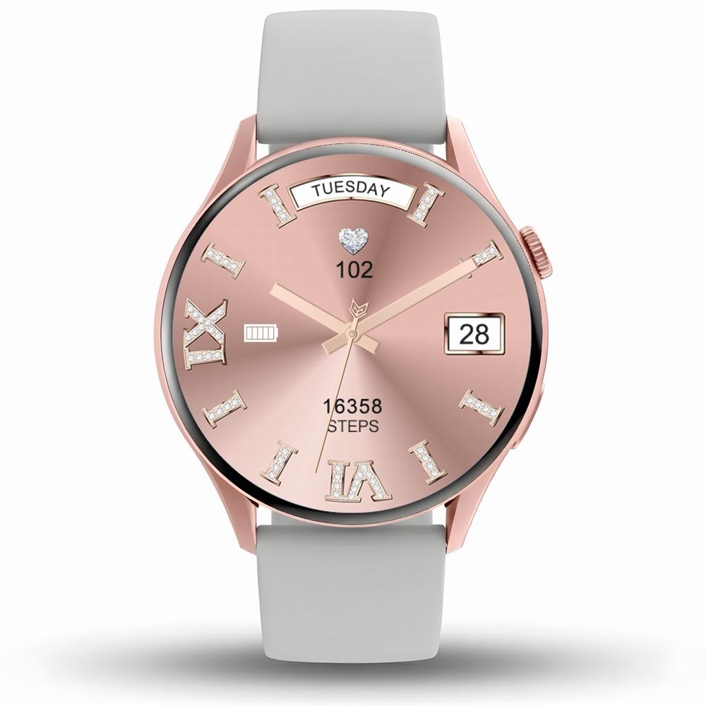 Smartwatch Gravity Różowe Złoto Pasek + Bransoleta GT11-8 - obrazek 7